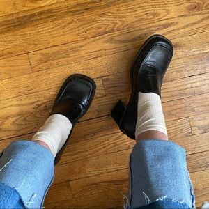 90’s vintage Nine West loafers  black leather